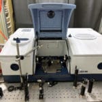 時間解析傅立葉紅外線光譜儀(近紅外光區) Step-scan time-resolved Fourier-transform infrared spectroscopy (Near-IR) Bruker Vertex 80