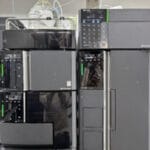 凝膠滲透色譜儀 Gel Permeation Chromatography, GPC 廠牌/型號: Shimadzu LC-40D(Solvent Delivery Module)、CTO-40C(Column oven)、RID-20A(Refractive index detector)、SIL-40XR(Autosampler)